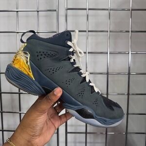 Nike Jordan M10 BLACK HISTORY MONTH DS Size 9.5 Purple Gold Ravens LA Lakers